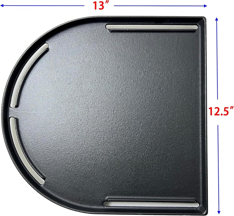 Direct Store DC125 Cast Iron Half Grill Griddle Replacement for Coleman Roadtrip Swaptop Grills LX LXE LXX, Non-Stick Flat Grill Cooking Griddle Pan Accessories, 1 Pack - Image 2